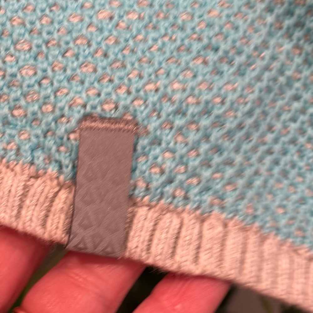 ivivva by Lululemon Dream Embrace Wrap Blue Silver Hooded Sweater - Picture 4 of 12